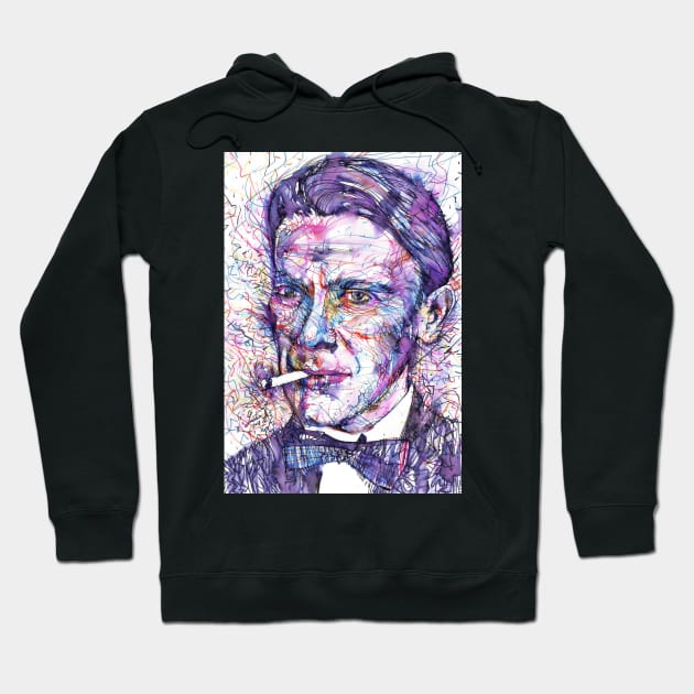 MIKHAIL BULGAKOV - watercolor portrait Hoodie by lautir